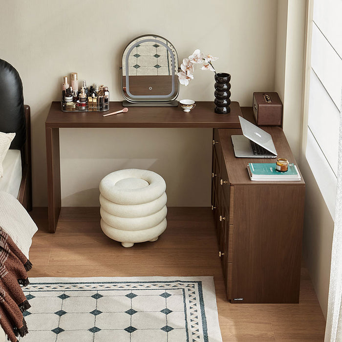 Eloise 3-Drawer/6-Drawer Single Bedroom Vanity Table with Drawer/Stool/Mirror Dressing Table Set