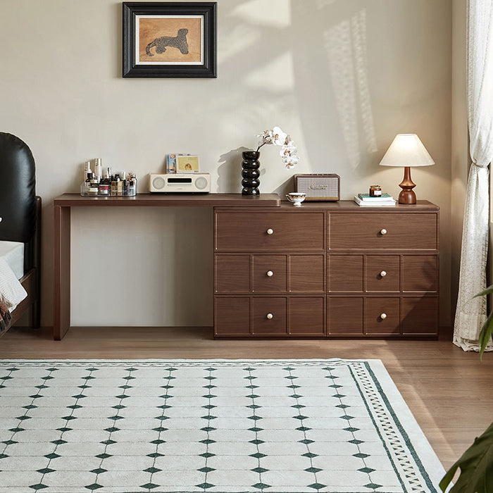 Eloise 3-Drawer/6-Drawer Single Bedroom Vanity Table with Drawer/Stool/Mirror Dressing Table Set