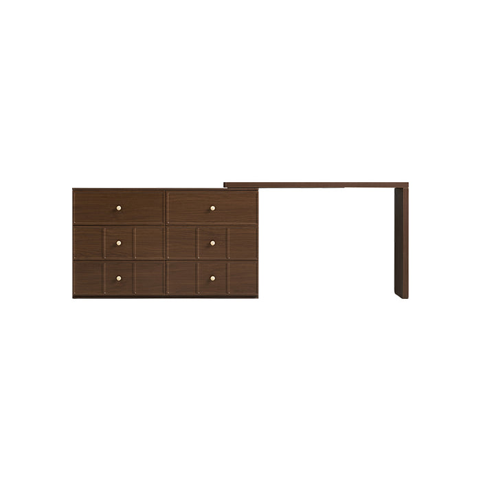 Eloise 3-Drawer/6-Drawer Single Bedroom Vanity Table with Drawer/Stool/Mirror Dressing Table Set