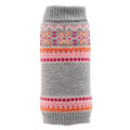 Fairisle Turtleneck Sweater in Pink
