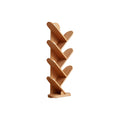 FAS-Graded Solid American Oak Tree Branch Eight-Tier Walnut Bookshelf/Display Shelf Tree