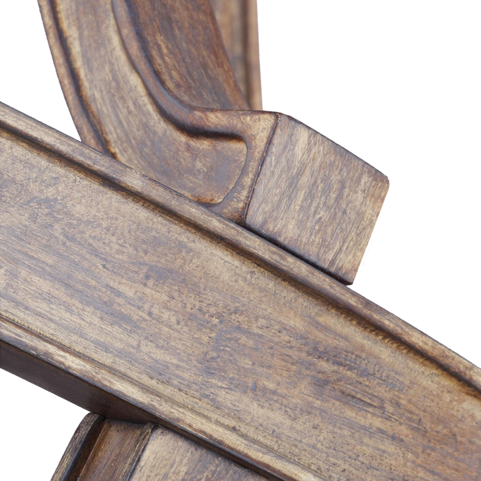 Feiss F3040 8wow Lorenz 8 Light Chandelier In Weathered Oak Wood