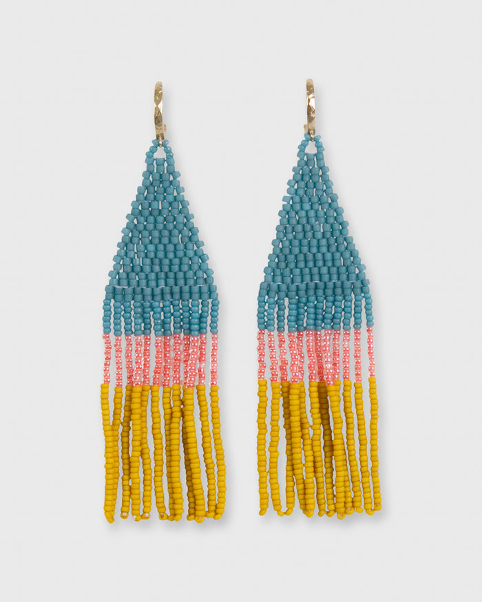 Franja Earrings Denim