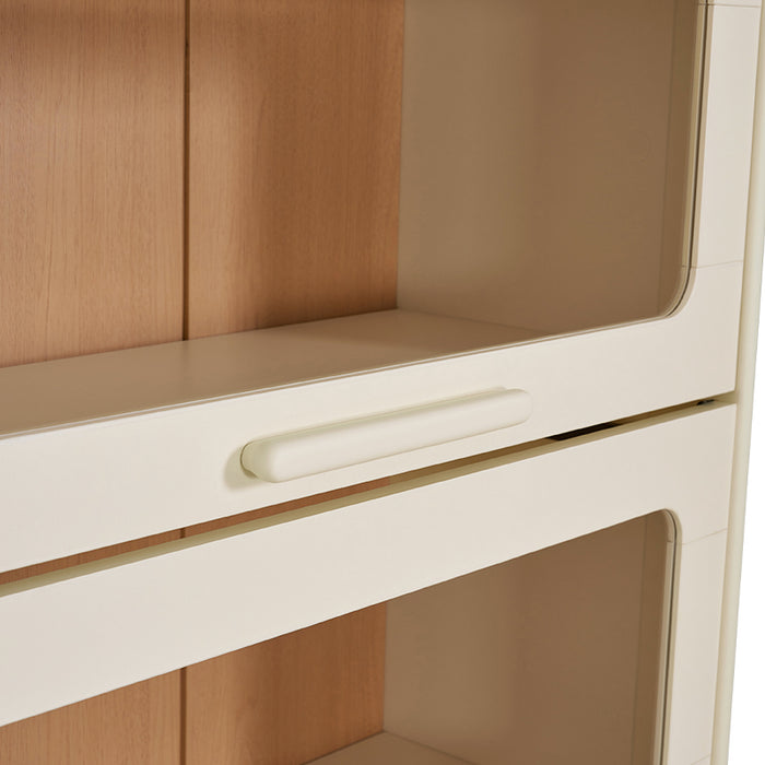 Gareth 75cm Flip-door Modular Bookcase Bookshelf/Storage Rack White