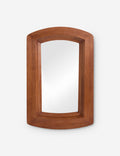 #color::brown | Harlem thick layered wood frame mirror