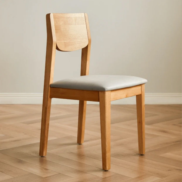 Hayde Dining Chair with Solid Wood Legs and Upholstered Seat