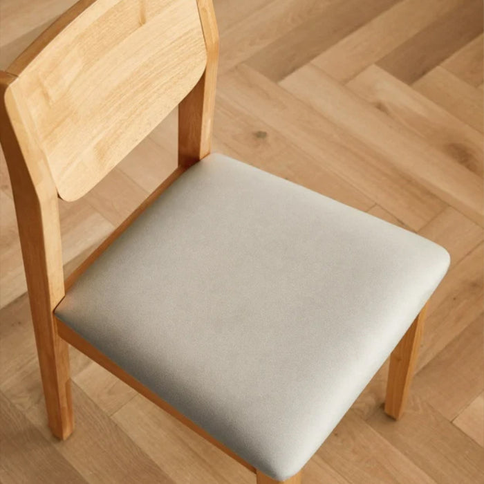 Hayde Dining Chair with Solid Wood Legs and Upholstered Seat