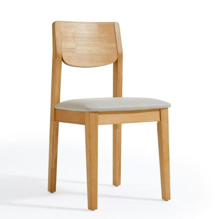 Hayde Dining Chair with Solid Wood Legs and Upholstered Seat