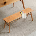 Heather FAS-Graded Solid Cherry Wood Multi-Purpose Entryway/Living Room/Dining Bench