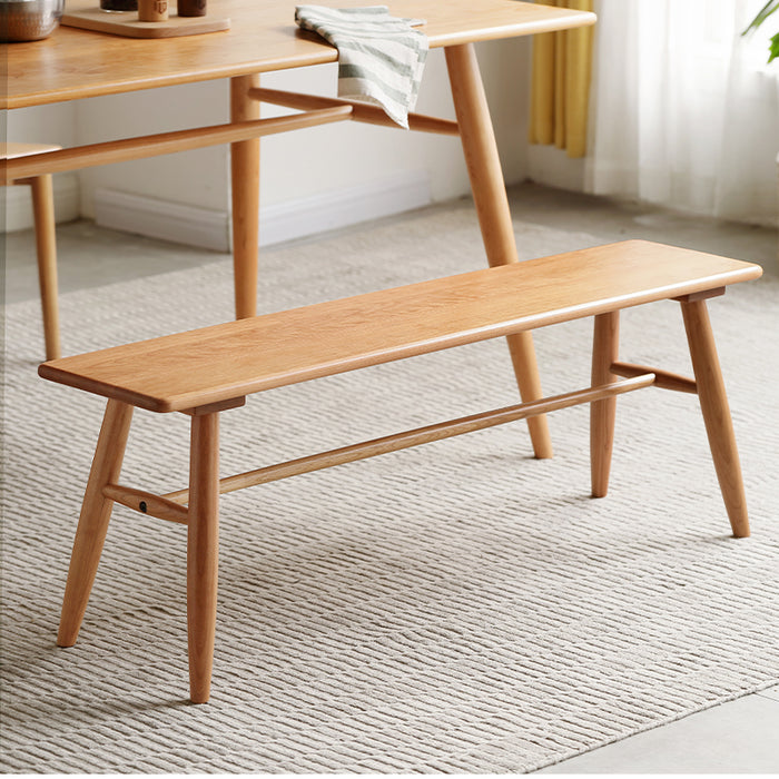 Heather FAS-Graded Solid Cherry Wood Multi-Purpose Entryway/Living Room/Dining Bench