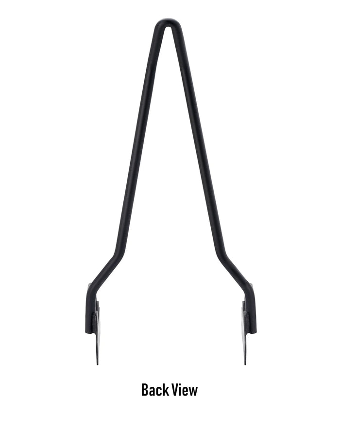 Iron Born Blade 25" Sissy Bar for Harley Dyna Super Glide FXD Matte Black Back View