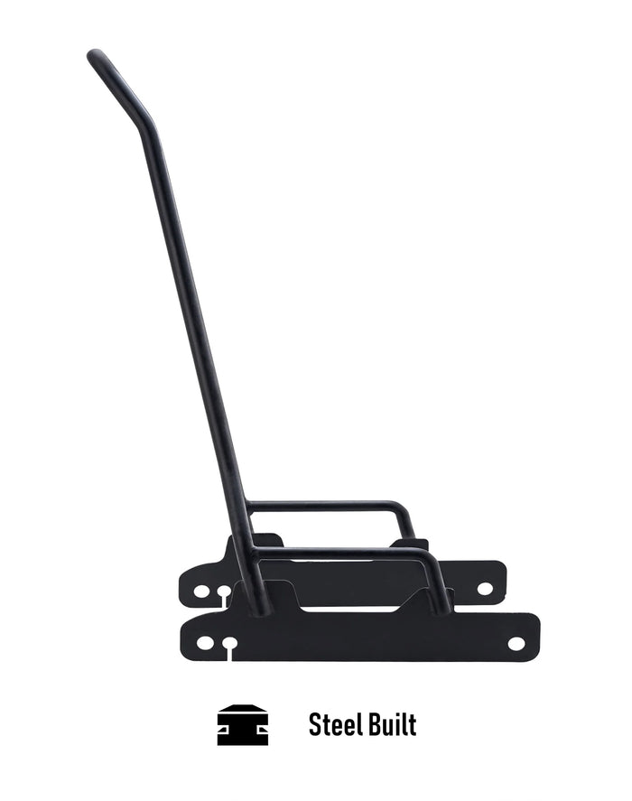 Iron Born Blade 25" Sissy Bar for Harley Dyna Super Glide FXD Matte Black Steel Built