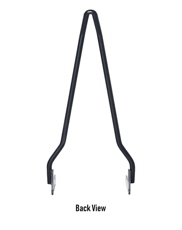 Iron Born Blade 25" Sissy Bar for Harley Sportster 883 Iron XL883N Matte Black Back View