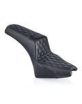 Iron Born Diamond Stitch Indian Chief 2-Up Seat Black Main View