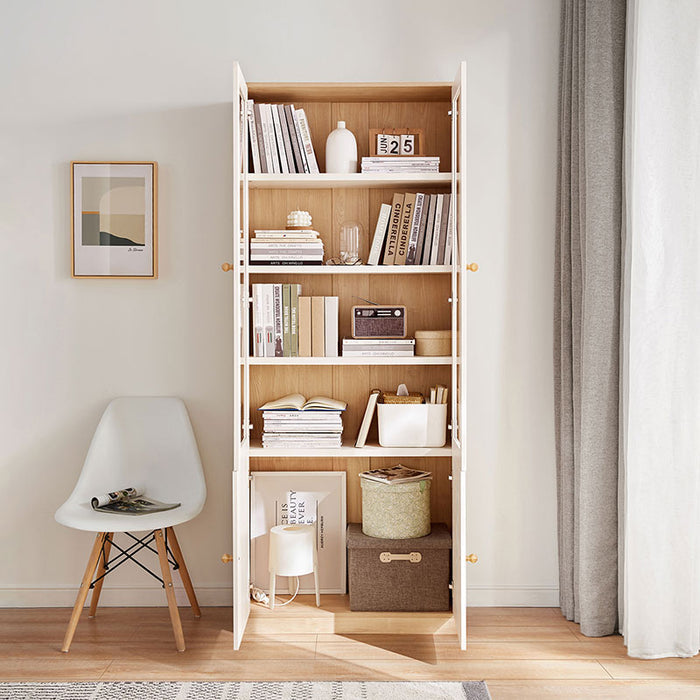 Jacqueline Storage Bookcase with Transparent Doors/Showcase/Display Cabinet