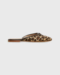 Joy Mule in Leopard Calf Hair