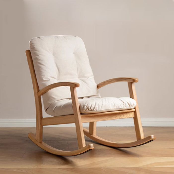 Kathryn Single Rocking Chair/Lazy Sofa With Stool Multiple Color