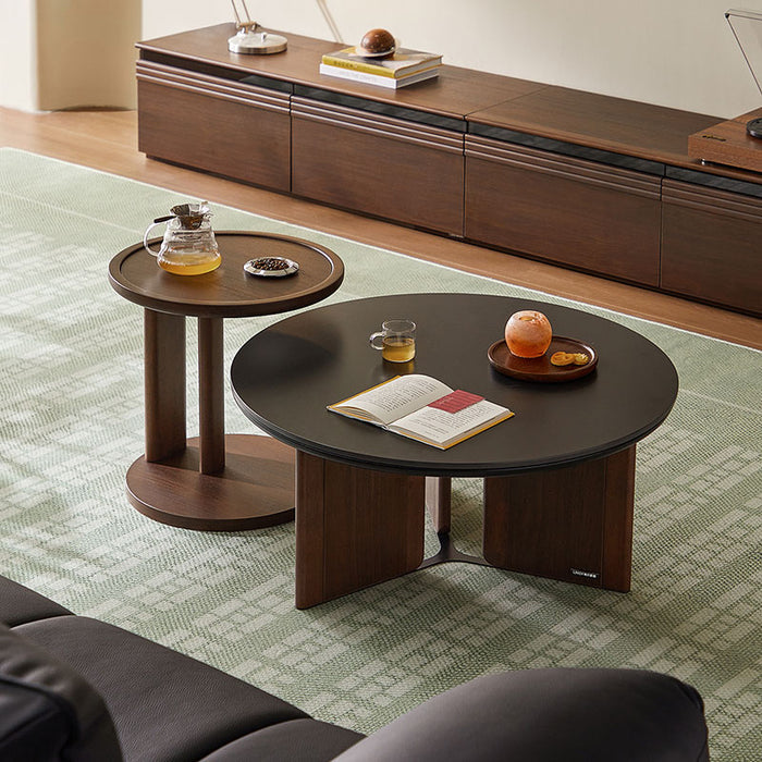 Katja Round Coffee Table/Side Table Set With Ceramic Multiple Size