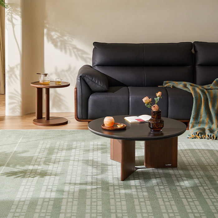 Katja Round Coffee Table/Side Table Set With Ceramic Multiple Size