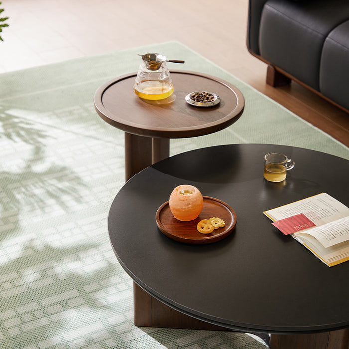 Katja Round Coffee Table/Side Table Set With Ceramic Multiple Size