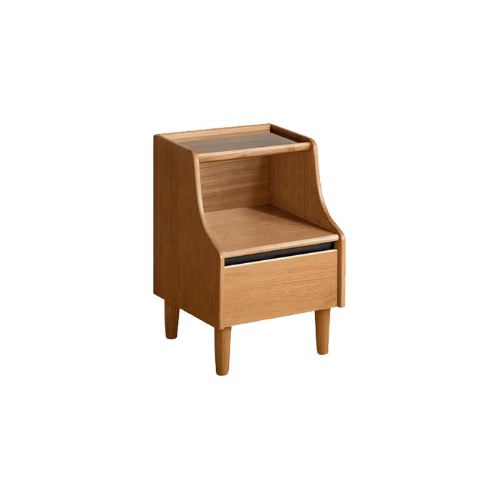 Keith Rubberwood Side Table with Drawer