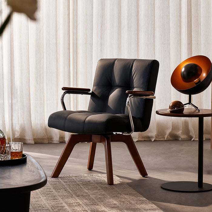 Kristopher 360-Degree Rotation Artificial Leather Computer Chair/Office Chair