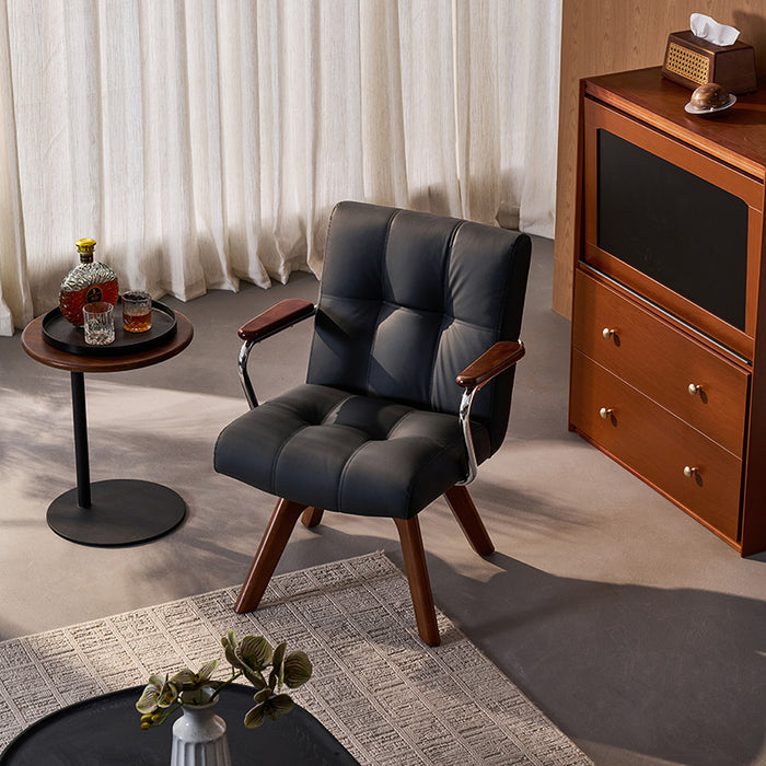 Kristopher 360-Degree Rotation Artificial Leather Computer Chair/Office Chair