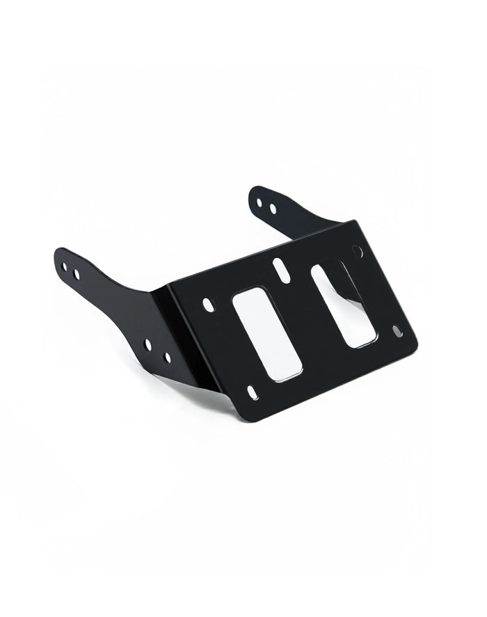 LED License Plate & Turn Signal Relocation Kit For Harley Dyna Street Bob & Low Rider S License Plate View