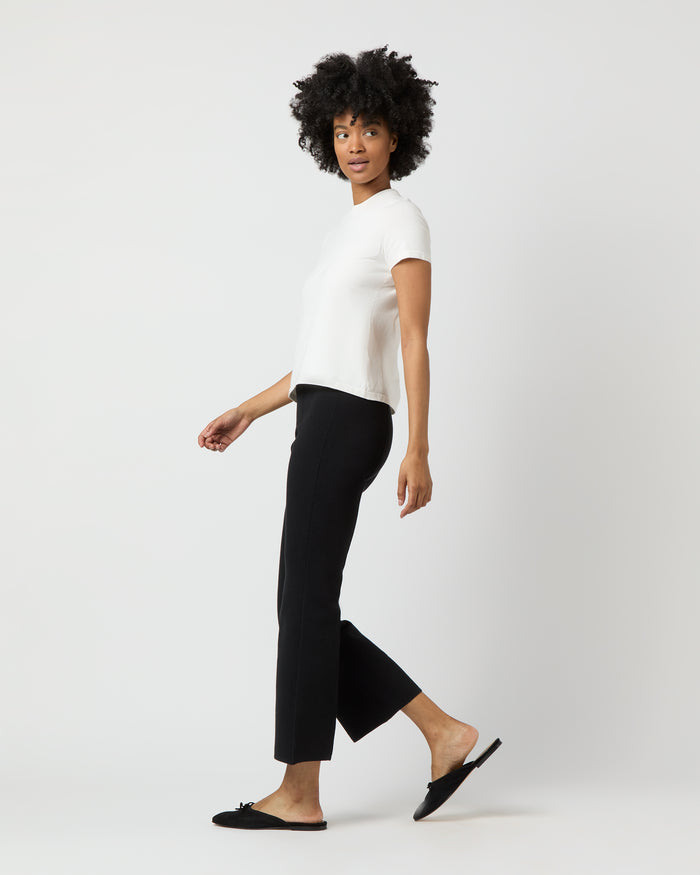 Lee Tee in Chalk Cotton