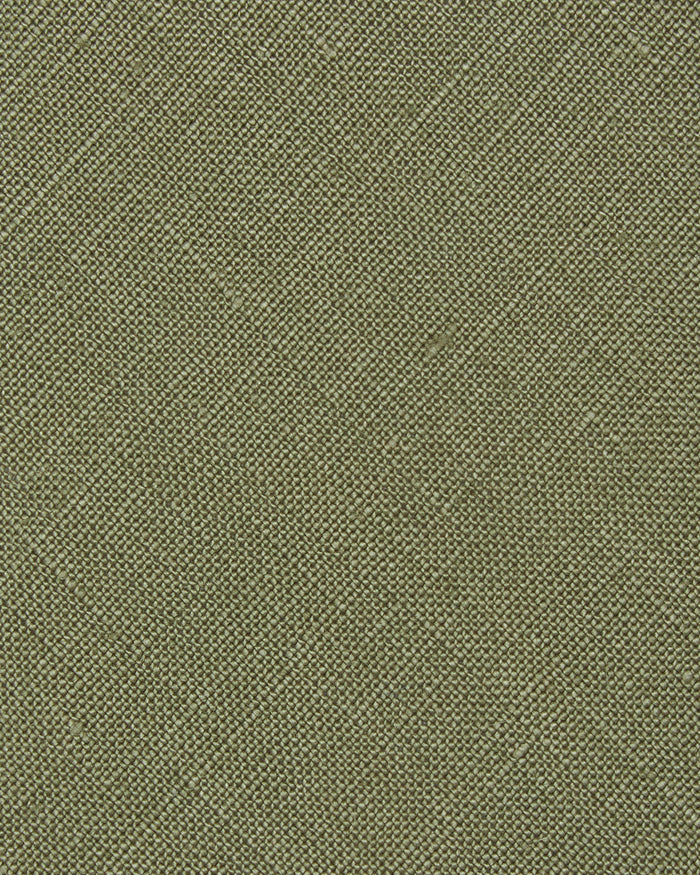 Linen Woven Tie in Summer Olive