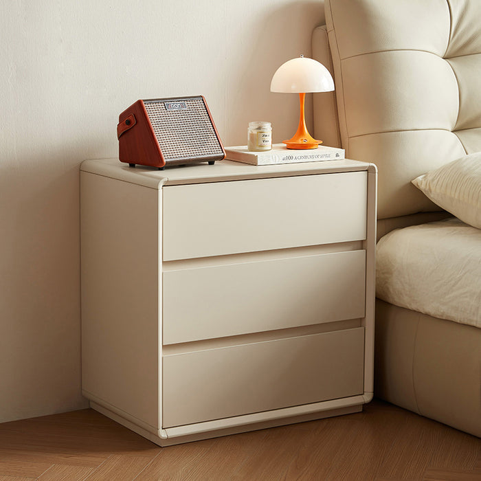 Logan 3-Drawer/6-Drawer Multi-Drawer Bedside Storage Cabinet for Home White Color