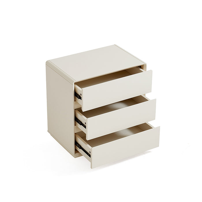 Logan 3-Drawer/6-Drawer Multi-Drawer Bedside Storage Cabinet for Home White Color