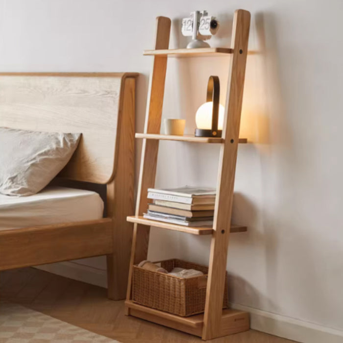 Mabel 50cm FAS-Graded Solid American Oak Wood Multi-layered Design Storage/Shelf For Home