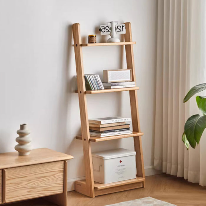 Mabel 50cm FAS-Graded Solid American Oak Wood Multi-layered Design Storage/Shelf For Home