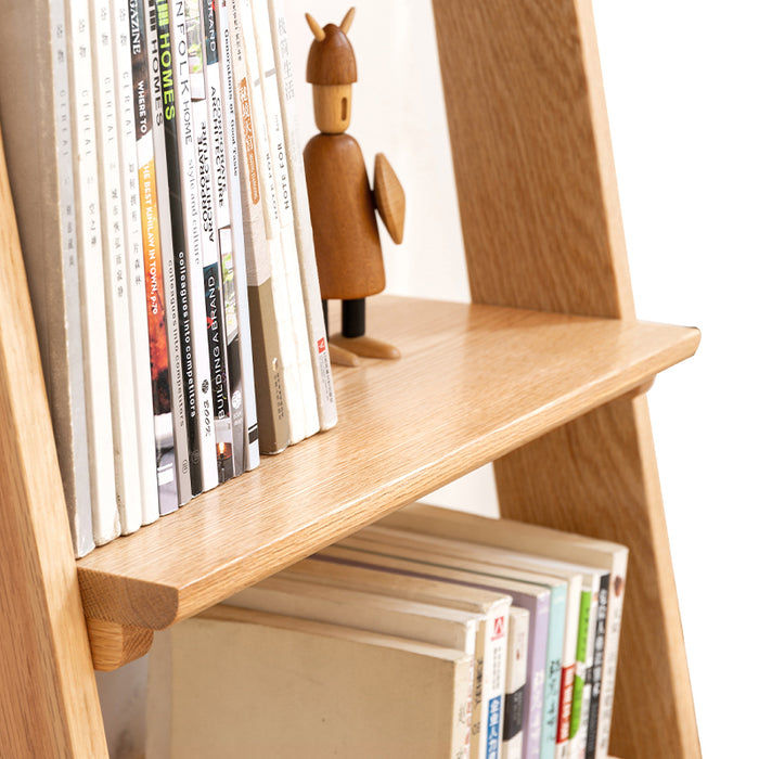 Mabel 50cm FAS-Graded Solid American Oak Wood Multi-layered Design Storage/Shelf For Home