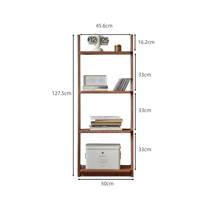 Mabel 50cm FAS-Graded Solid American Oak Wood Multi-layered Design Storage/Shelf For Home