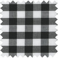 Made-to-Measure Shirt in Black Gingham Poplin