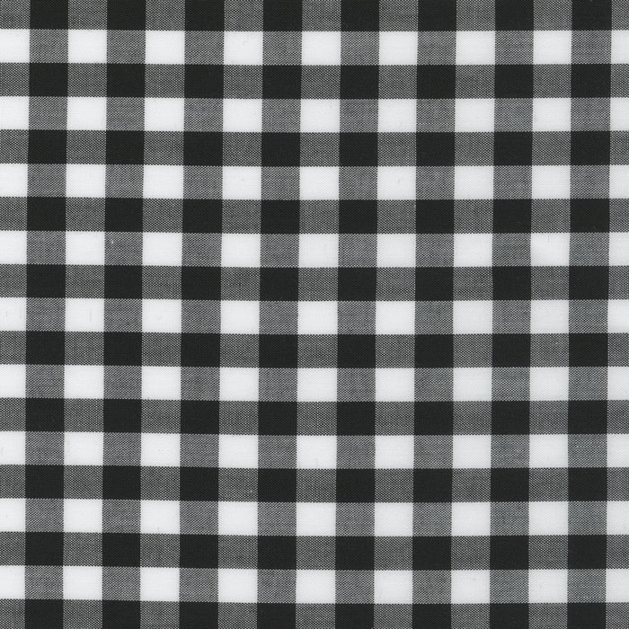 Made-to-Measure Shirt in Black Gingham Poplin