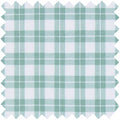 Made-to-Measure Shirt in White/Sage Check Poplin