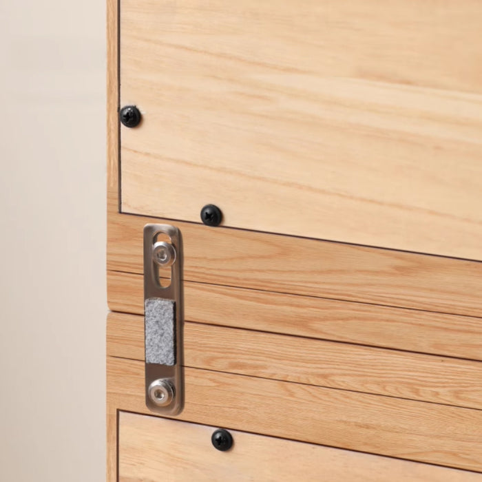 Madison FAS-Graded Solid American Oak Wood Floor-standing Modular Storage Cabinet Chest Set for Home