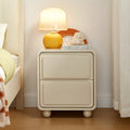 Mandy Cream White Color Side Table/Bedside Table with Drawer For Bedroom