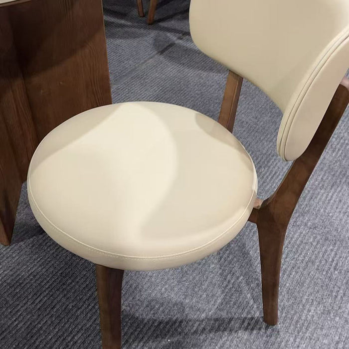 Mezzo Dining Chair Upholstered Ash Wood Solid Timber Leg