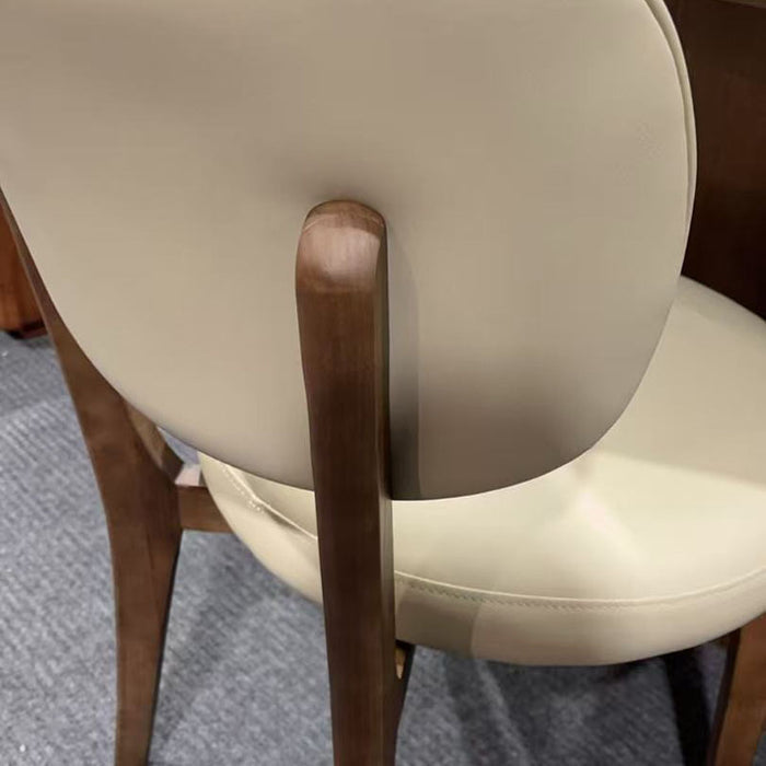 Mezzo Dining Chair Upholstered Ash Wood Solid Timber Leg