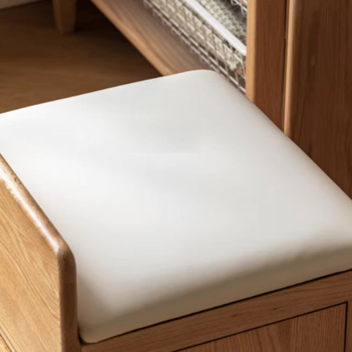 Milton 50cm Rubberwood Dressing Table Bedside Tables 2-in-1 Set With Stool/Drawer