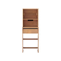 Milton 50cm Rubberwood Dressing Table Bedside Tables 2-in-1 Set With Stool/Drawer