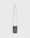 Minnie Cell Phone Bag in Pine Leather
