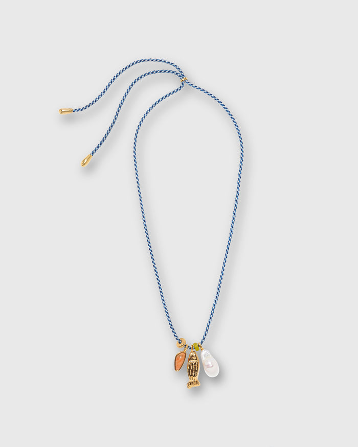 Minnow Necklace in Ultramarine