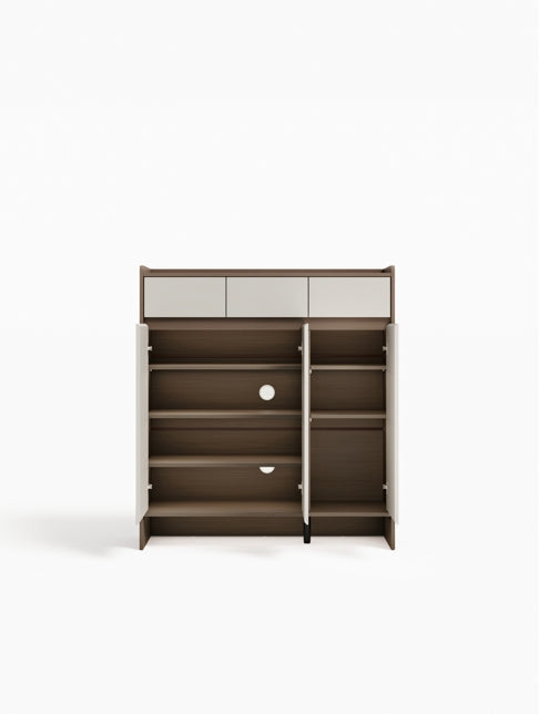 Modern Entryway Storage Shoe Cabinet with Drawers and Doors/Shoe Organizer