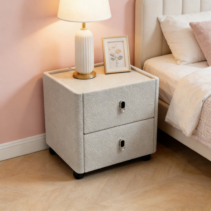 Multi-Drawer Bedside Storage Cabinet for Home