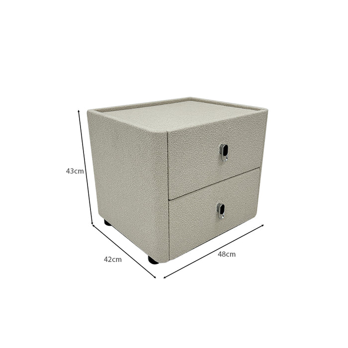 Multi-Drawer Bedside Storage Cabinet for Home